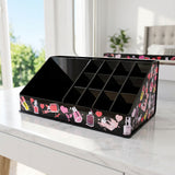 Beauty Organizer Black with Multiple Compartments at Zubaidas Homestore