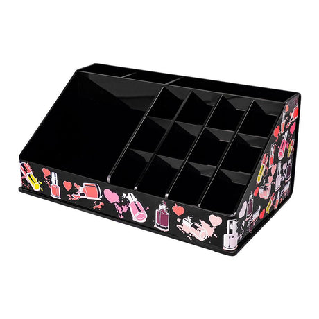 Beauty Organizer Black with Multiple Compartments at Zubaidas Homestore Pakistan