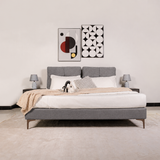 BED LOFT WITH NIGHT TABLES CASTELLO GREY