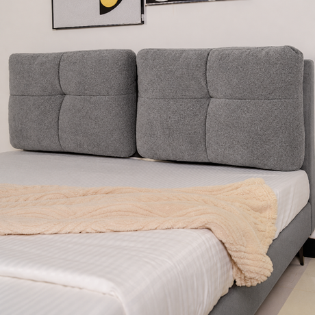 Bed Loft with Night Table Titanium Grey at Zubaidas Homestore Pakistan