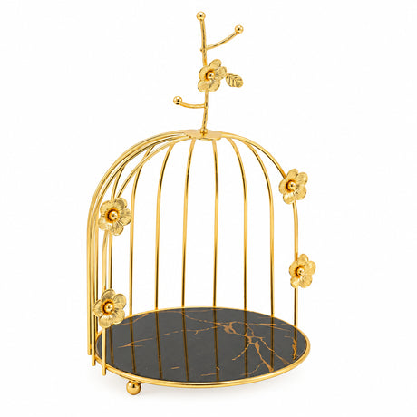 Bird Cage Decorative Dessert Serving Stand Golden at Zubaidas Homestore Pakistan