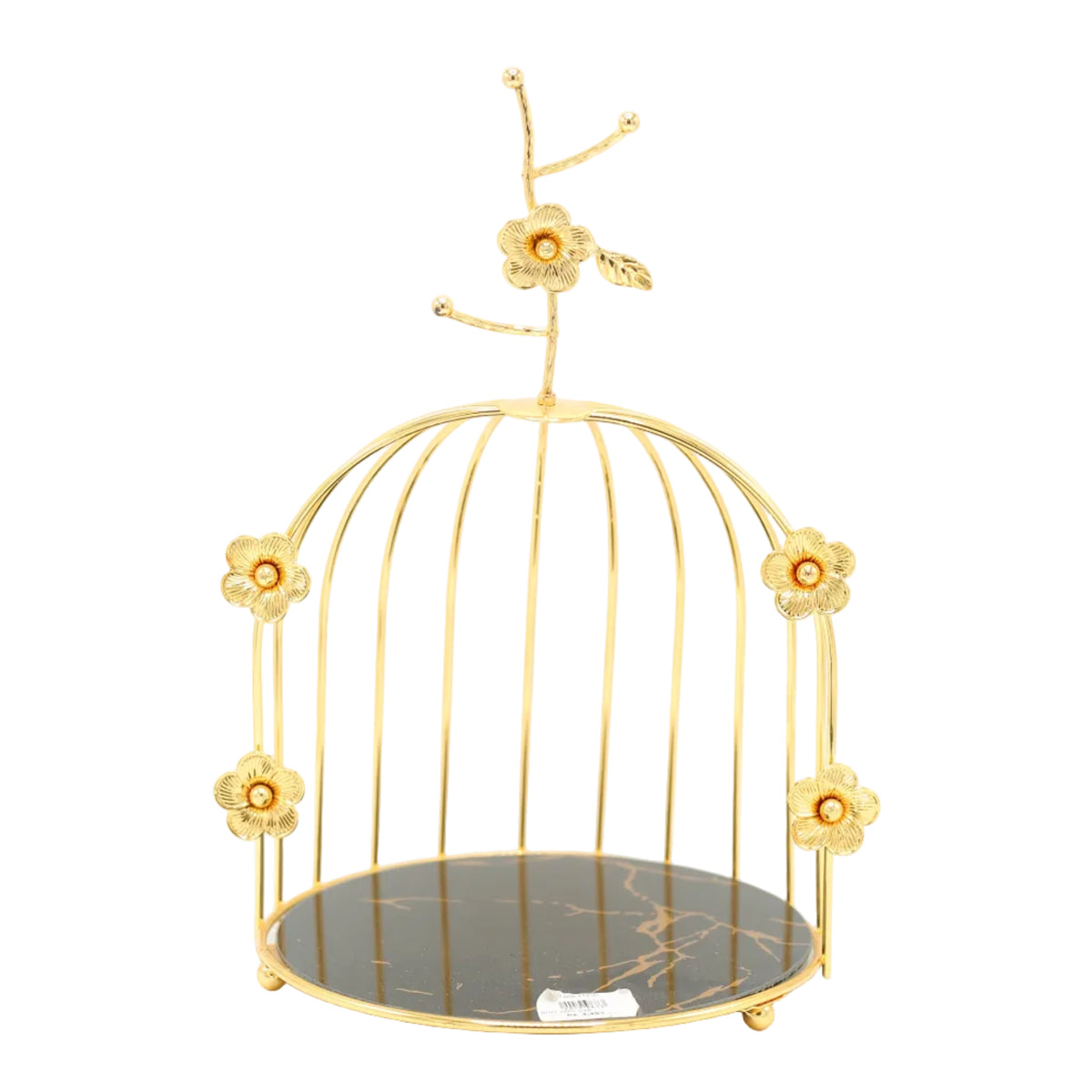 Bird Cage Decorative Dessert Serving Stand Golden at Zubaidas Homestore. Best Online Homestore in Pakistan