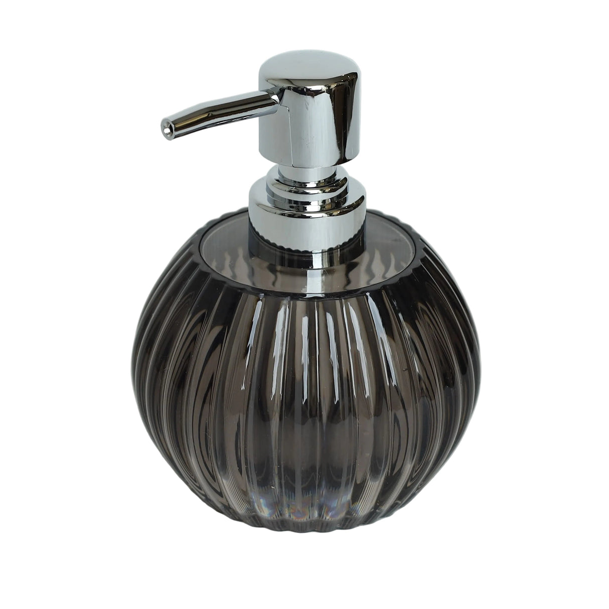 Black Ribbed Liquid Soap Dispenser 200ml at Zubaidas Homestore. Best For Home Shopping In Pakistan