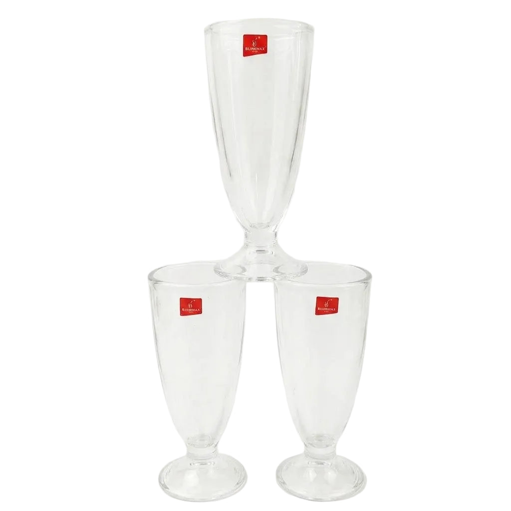 Blinkmax 3 Pieces Tall Footed Glass Set at Zubaidas Homestore