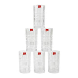 Blinkmax 6 Piece Grid Cut Crystal Glass Set at Zubaidas Homestore