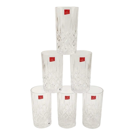 Blinkmax 6pcs Diamond Cut Glass Set at Zubaidas Homestore