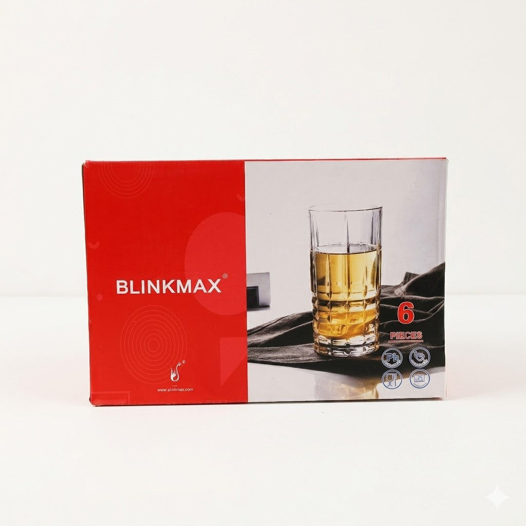 Blinkmax Faceted Diamond Base Tumbler Set at Zubaidas Homestore Online Pakistan