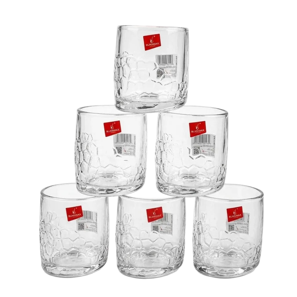 Blinkmax Honeycomb Pattern Glass Set at Zubaidas Homestore