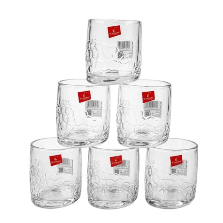 Blinkmax Honeycomb Pattern Glass Set at Zubaidas Homestore