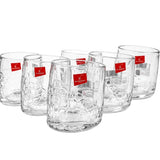 Blinkmax Honeycomb Pattern Glass Set at Zubaidas Homestore Best for Home Shopping