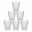 Blinkmax Textured Crystal Glass Set 6pcs at Zubaidas Homestore 
