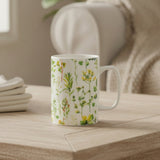 Botanical Print Porcelain Coffee Mug 400ml at Zubaidas Homestore 