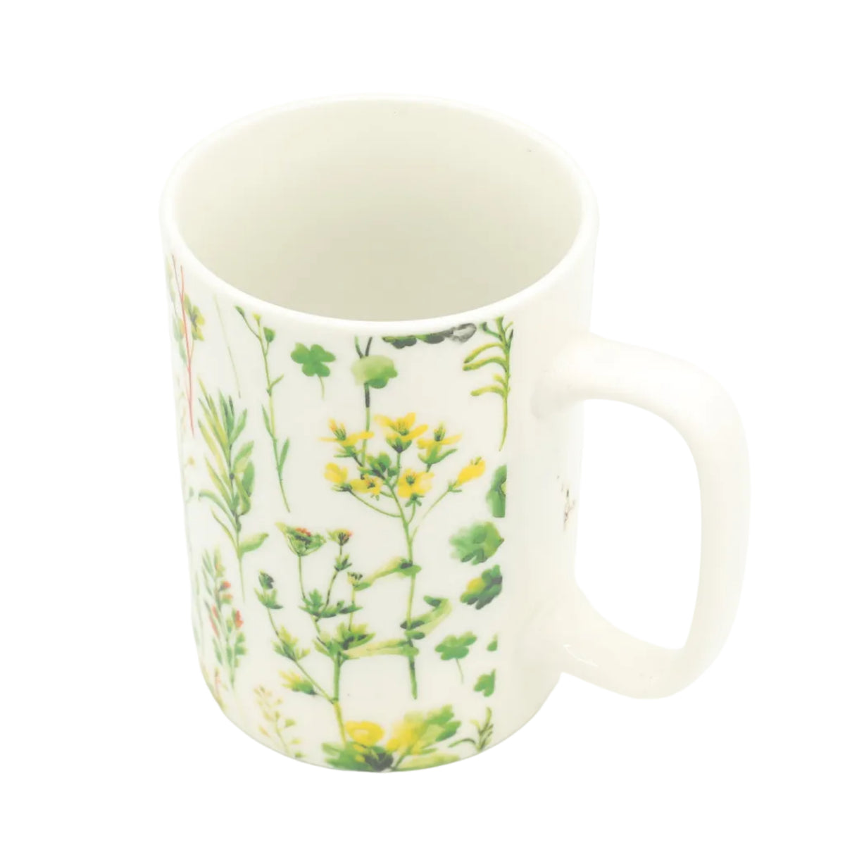 Botanical Print Porcelain Coffee Mug 400ml at Zubaidas Homestore Pakistan