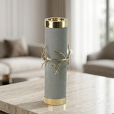 Branch Accent Cylindrical Vase Stand Grey at Zubaidas Homestore