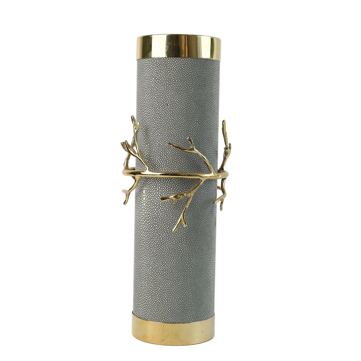 Branch Accent Cylindrical Vase Stand Grey at Zubaidas Homestore Pakistan