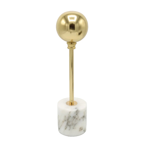 Brass Balloon Sculpture with Marble Base at Zubaidas Homestore - The Largest Collection of Decor In Pakistan