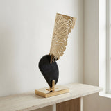 Brass Fan Art Sculpture at Zubaidas Homestore
