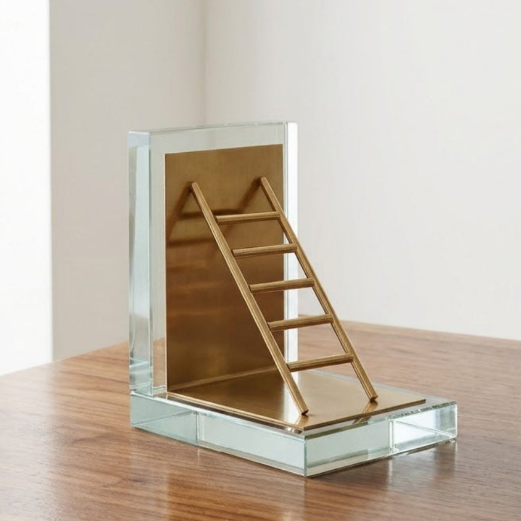Brass Ladder Desk Sculpture at Zubaidas Homestore