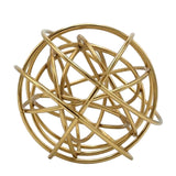 Brass Wire Sphere Decor Golden at Zubaidas Homestore - The Largest Collection of Decor In Pakistan