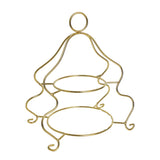 Brilliant 2 Layer Plate Set With Gold Stand at Zubaidas Homestore Online Pakistan