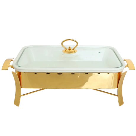Brilliant 2Ltr Buffet Serving Dish With Candle Stand Medium at Zubaidas Homestore Best for home Shopping