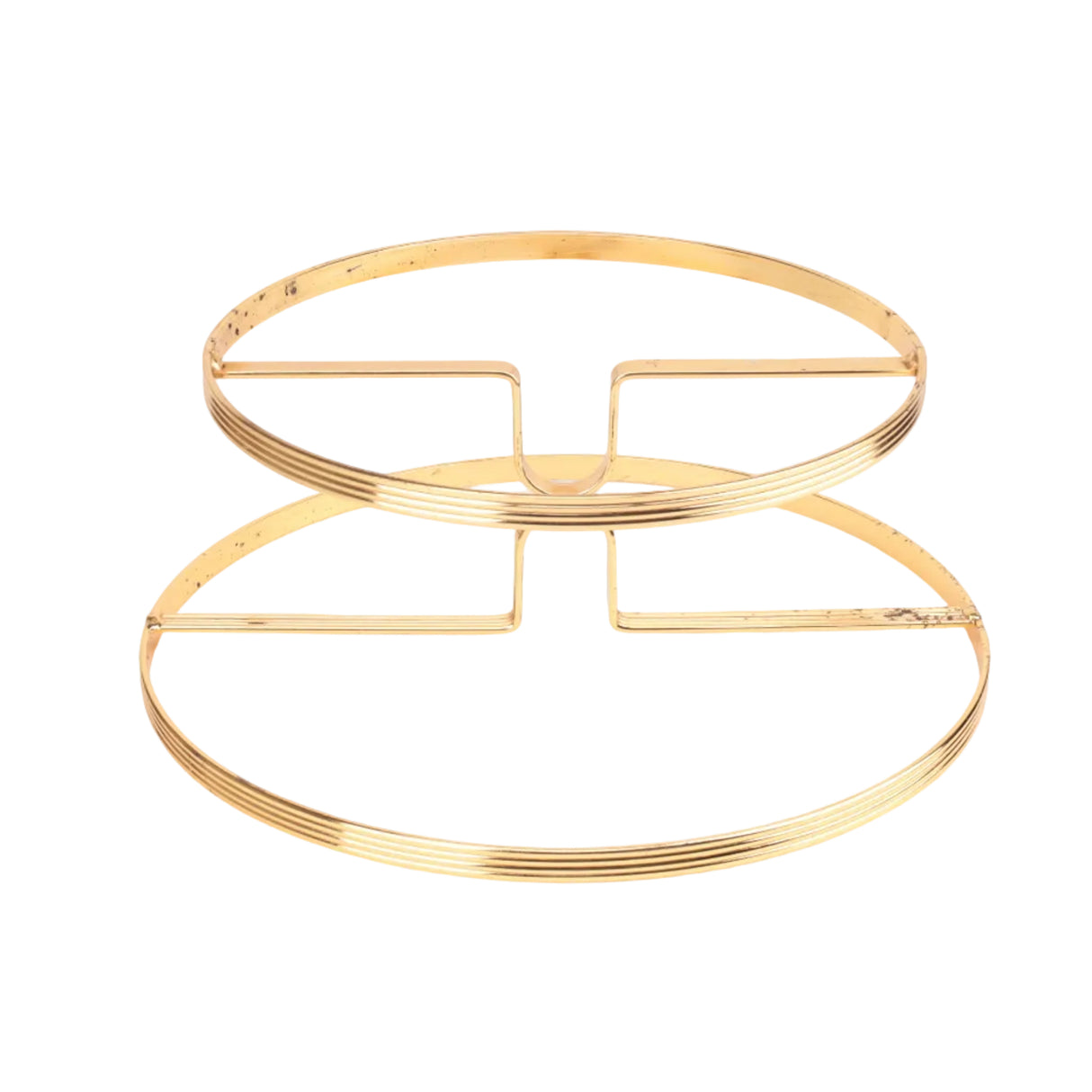 Brilliant Acrylic Cake Stand With Gold Metal Stand 33cm at Zubaidas The Most Reliable Homestore in Pakistan