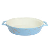 Brilliant Blue&nbsp;Oval Ceramic Casserole Dish 35cm at Zubaidas Homestore Online Pakistan