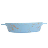 Brilliant Blue&nbsp;Oval Ceramic Casserole Dish 35cm at Zubaidas No#1 Homestore  in Pakistan