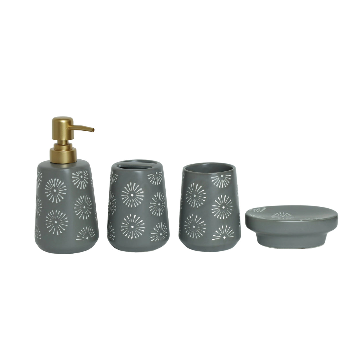 Brilliant Ceramic Bathroom Set 4Pcs at Zubaidas Homestore.No 1 Home Store in Pakistan
