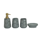 Brilliant Ceramic Bathroom Set 4Pcs at Zubaidas Homestore.No 1 Home Store in Pakistan