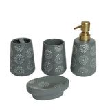 Brilliant Ceramic Bathroom Set 4Pcs at Zubaidas Homestore.Largest Homestore In Pakistan