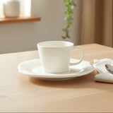 Brilliant Ceramic Cup and Saucer White at Zubaidas Homestore