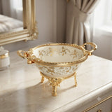 Brilliant Golden Serving Bowl 19cm at Zubaidas Homestore Pakistan