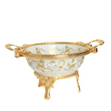 Brilliant Golden Serving Bowl 19cm at Zubaidas Homestore. The Largest Home Shop in Pakistan