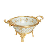 Brilliant Golden Serving Bowl 19cm at Zubaidas Homestore. The Biggest Home Shop in Pakistan
