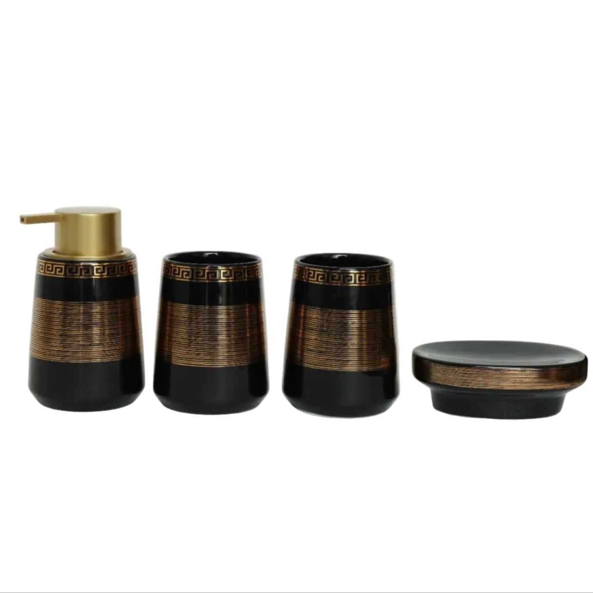 Brilliant Luxury Geometric Striped 5 Pieces Bath Set at Zubaidas Most Trusted Homestore in Pakistan