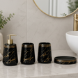 Brilliant Marble Design Bathroom Accessories 4 Pieces Set at Zubaidas Homestore
