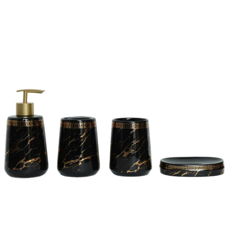 Brilliant Marble Design Bathroom Accessories 4 Pieces Set at Zubaidas Homestore Pakistan