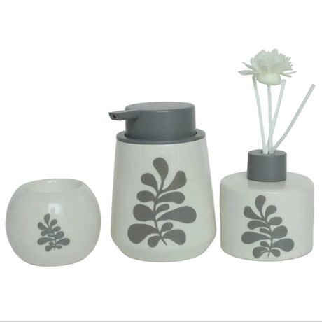 Brilliant Modern Leaf Design Bathroom Accessory Set at Zubaidas Homestore Pakistan
