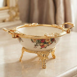Brilliant Royal Bloom Serving Bowl 19cm Golden at Zubaidas Homestore
