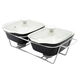 Brilliant Twin Rectangular Ceramic Casserole Set 28cm at Zubaidas Homestore Pakistan
