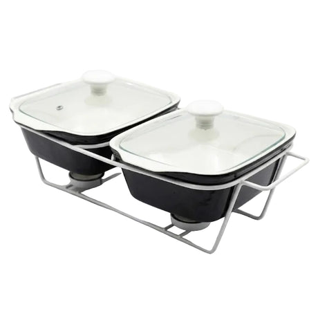Brilliant Twin Rectangular Ceramic Casserole Set 28cm at Zubaidas Homestore Pakistan