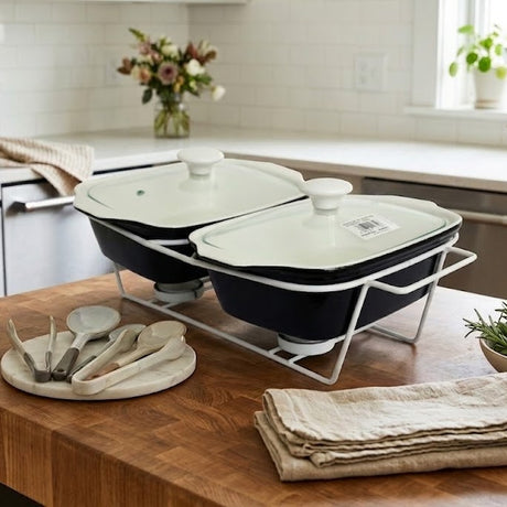 Brilliant Twin Rectangular Ceramic Casserole Set 28cm at Zubaidas Homestore Best for Home Shopping