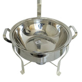 Buffet Serving Dish 4Ltr With Stand Stainless Steel at Zubaidas No#1 Homestore in Pakistan