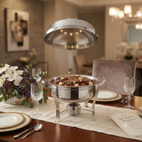 Buffet Serving Dish 6Ltr With Stand Stainless Steel at Zubaidas Homestore Pakistan