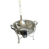 Buffet Serving Dish 6Ltr&nbsp;With Stand Stainless Steel at Zubaidas Homestore Online Pakistan