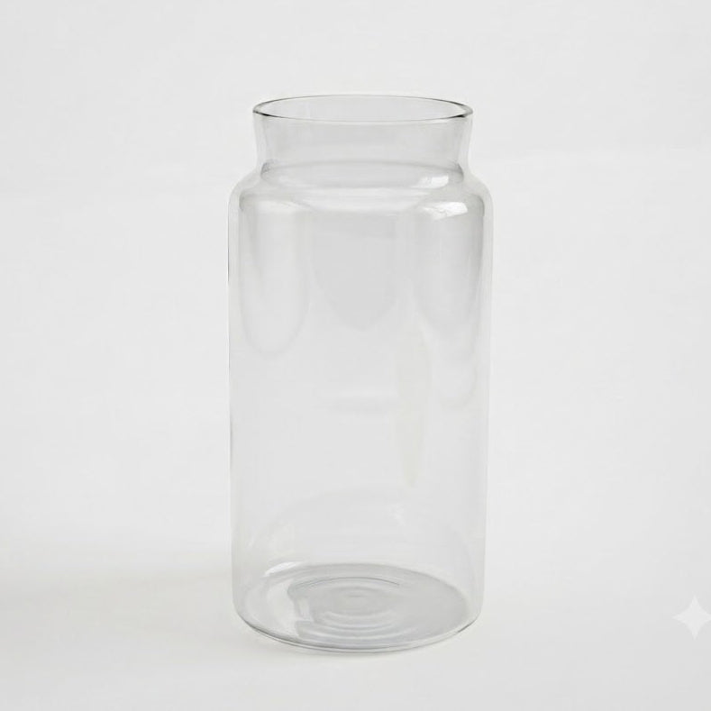 Burney Clear Glass Storage Jar with Bamboo Lid 3000ml at Zubaidas Homestore Online Pakistan