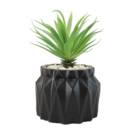 Bushy Planter Decorative Sable Pot Matt Black Zubaidas Homestore Pakistan