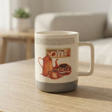 Ceramic Mug Coffee Time Print 420ml at Zubaidas Homestore