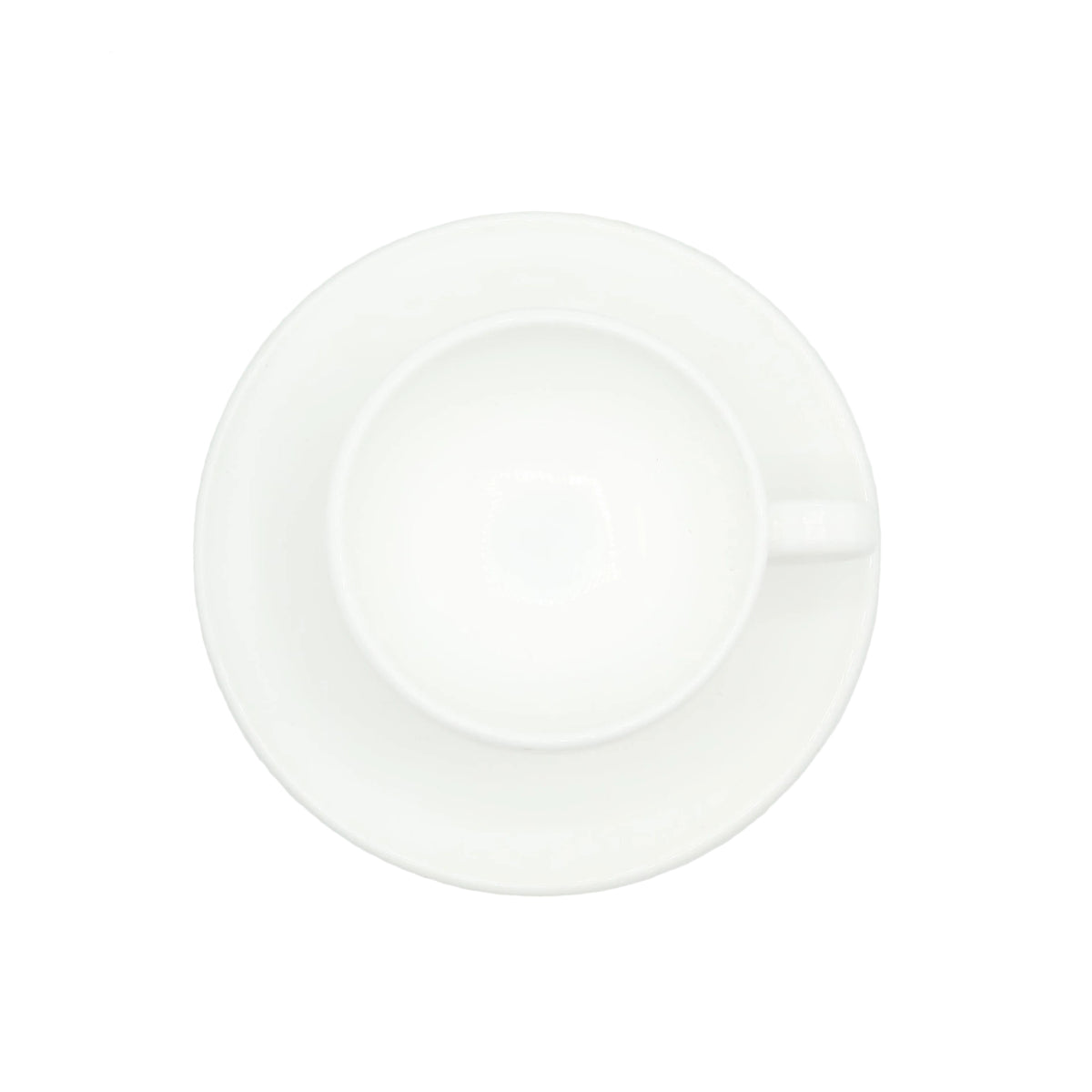 Ceramic Plain White Tea Cup and Saucer 6 Pieces Set at Zubaidas Homestore. Most Trusted Homestore in Pakistan